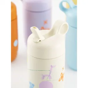 Equa Kids fľaša na vodu z nehrdzavejúcej ocele Rabbit 400 ml