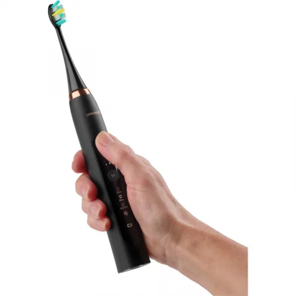 Concept Perfect Smile ZK7011 sonická elektrická zubná kefka s puzdrom Black 1 ks