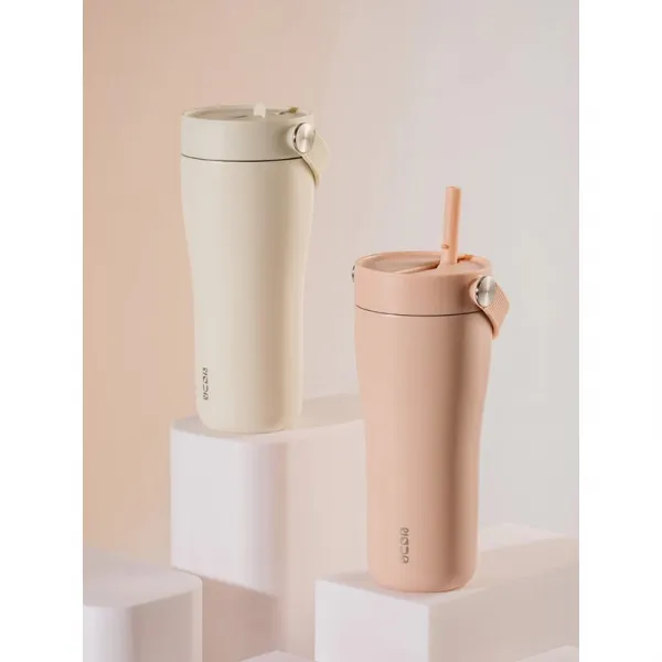 Equa Carry Cup antikorový hrnček termo Rose 600 ml