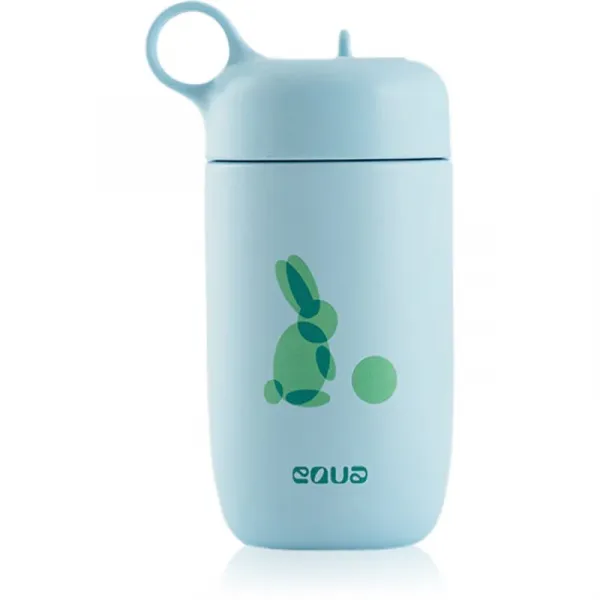 Equa Kids fľaša na vodu z nehrdzavejúcej ocele Rabbit 400 ml