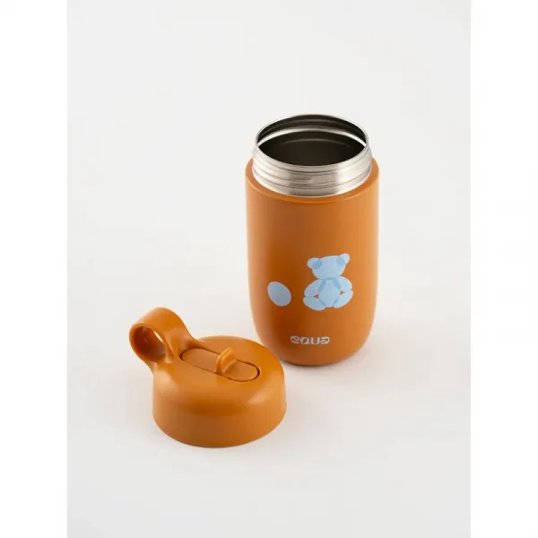 Equa Kids fľaša na vodu z nehrdzavejúcej ocele Teddy Bear 400 ml