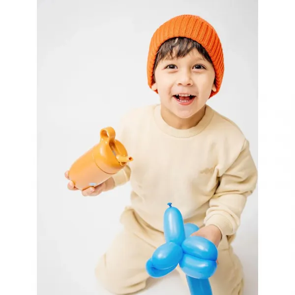 Equa Kids fľaša na vodu z nehrdzavejúcej ocele Teddy Bear 400 ml