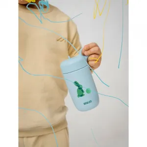 Equa Kids fľaša na vodu z nehrdzavejúcej ocele Rabbit 400 ml