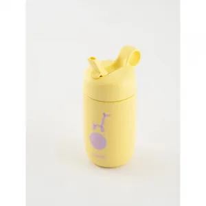 Equa Kids fľaša na vodu z nehrdzavejúcej ocele Giraffe 400 ml