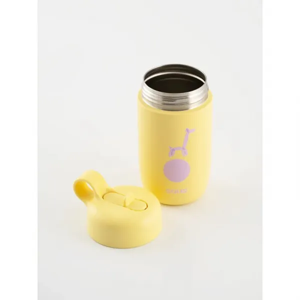 Equa Kids fľaša na vodu z nehrdzavejúcej ocele Giraffe 400 ml