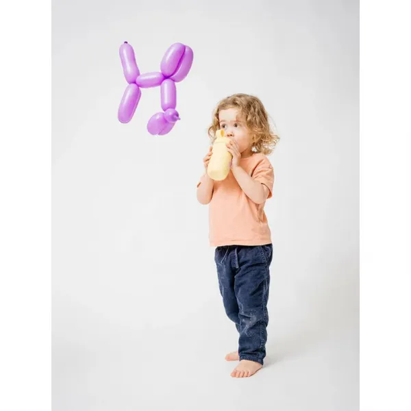 Equa Kids fľaša na vodu z nehrdzavejúcej ocele Giraffe 400 ml