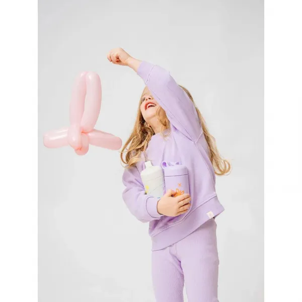 Equa Kids fľaša na vodu z nehrdzavejúcej ocele Butterfly 400 ml