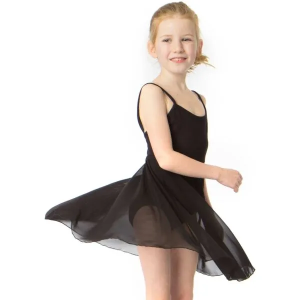 PAPILLON GIRLS LEOTARD WITH SKIRT Detský trikot na balet, čierna, veľkosť