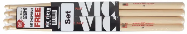 Vic Firth 2B 4 Pack