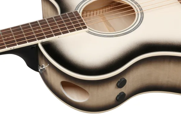 Ibanez AAM370M1CE Transparent Panda