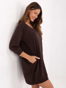 Dress-RV-SK-7203.35P-dark brown