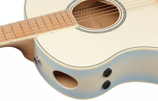Ibanez AAM370M2E Transparent Antique White Ice Blue