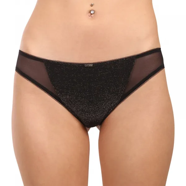 3PACK dámske tangá BOSS čierná (50550374 001) M