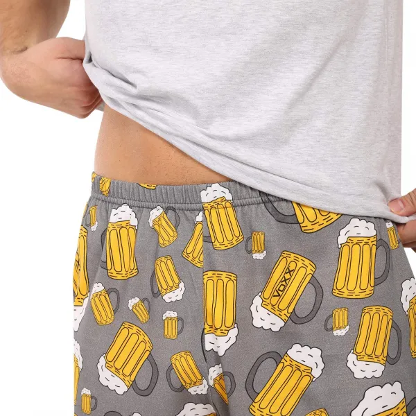 Pánske pyžamo Lonka viacfarebné (Koffing velké pivo/tisk) M