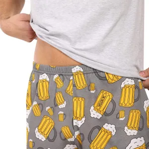 Pánske pyžamo Lonka viacfarebné (Koffing velké pivo/tisk) M