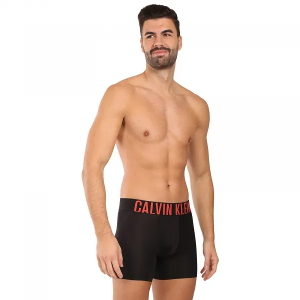 3PACK pánske boxerky Calvin Klein čierne (NB3612A-2QS) M, trenky