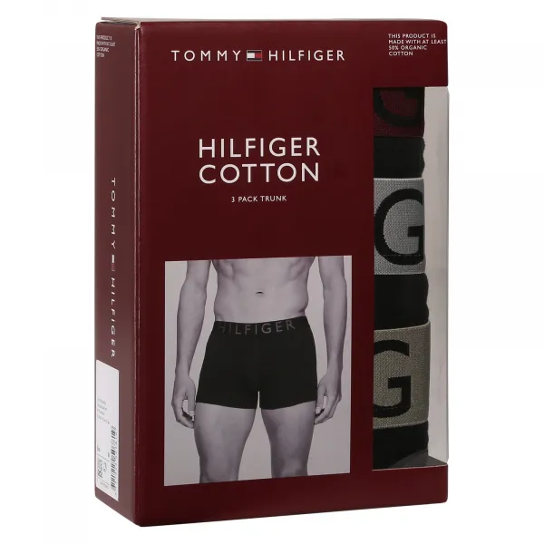 3PACK pánske boxerky Tommy Hilfiger čierné (UM0UM03465 0RT) M, trenky