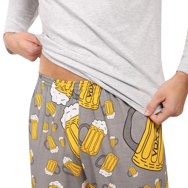 Pánske pyžamo Lonka viacfarebné (Lopping big beer melé) M