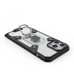 MG Capsule Ring plastový kryt na iPhone 13 Pro, čierny
