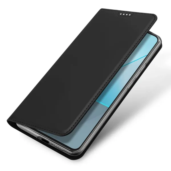 Knížkové puzdro Skin Pro pre Xiaomi Redmi Note 13 Pro 5G/Poco X6 - Čierna H36678