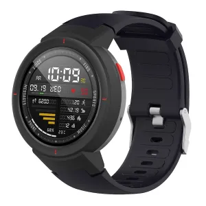 BStrap Silicone remienok na Xiaomi Amazfit Verge, dark blue (SXI002C02)