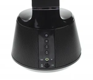 Remax RBL-L3 LED stolná lampa s reproduktorom čierna 11,5W AA-1235