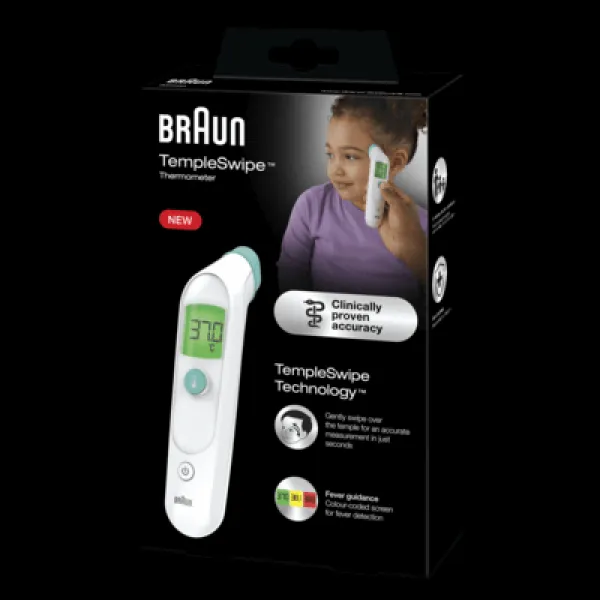 BRAUN BST 200EE, Čelový teplomer