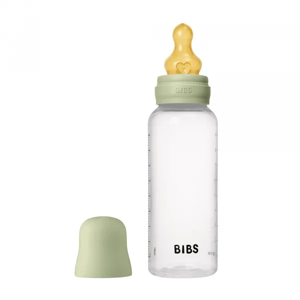BIBS antikoliková fľaša s kaučukovým cumlíkom 270ml - Ivory