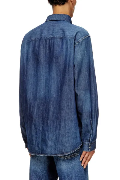 Košeľa Diesel D-Simply Shirt Blue