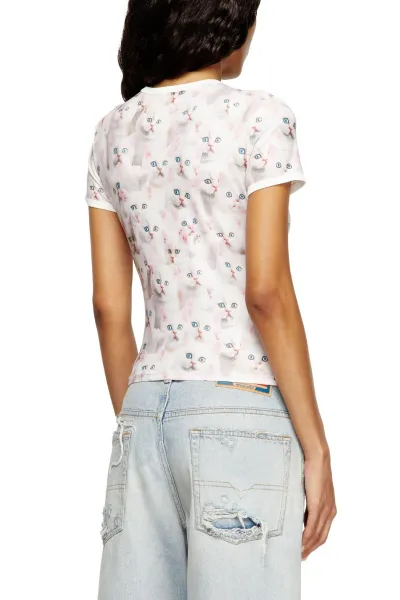 Tričko Diesel T-Unclau Tank Top White
