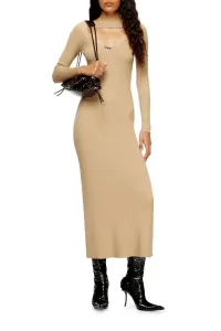 Šaty Diesel M-Oloni Dress Brown