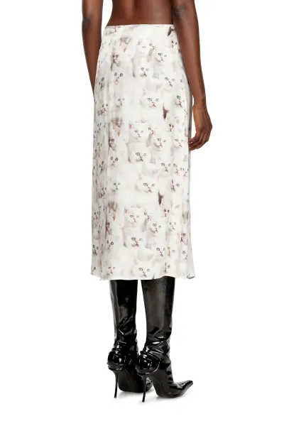 Sukňa Diesel O-Rchid-R1 Skirt White