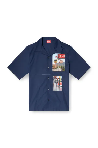 Košeľa Diesel S-Brack-A-Ajfy Shirt Blue
