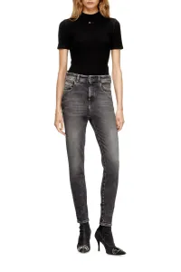 Džínsy Diesel 1984 Slandy-High Trousers Black