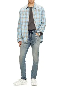 Džínsy Diesel 2032 D-Krooley-B Jogg Sweat Jeans Blue