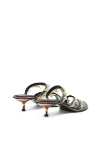 Sandále Diesel Havanna D-Havanna Kittie Sandals Blue Denim/Amber