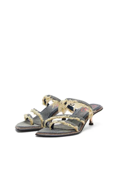 Sandále Diesel Havanna D-Havanna Kittie Sandals Blue Denim/Amber