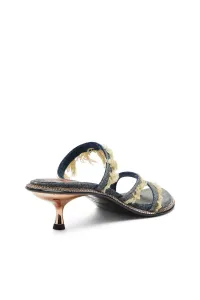Sandále Diesel Havanna D-Havanna Kittie Sandals Blue Denim/Amber