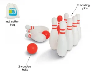 Bowling - červená & biela