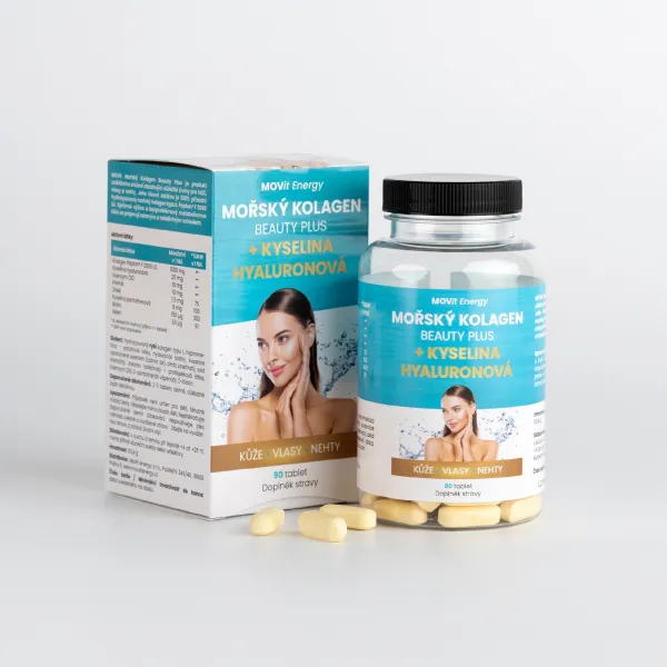 MOVit Morský Kolagén Beauty Plus, 90 tabliet