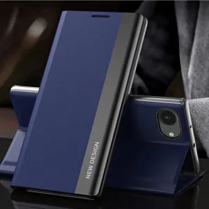 MG Sleep Case Pro knižkové puzdro na iPhone 16e, modré