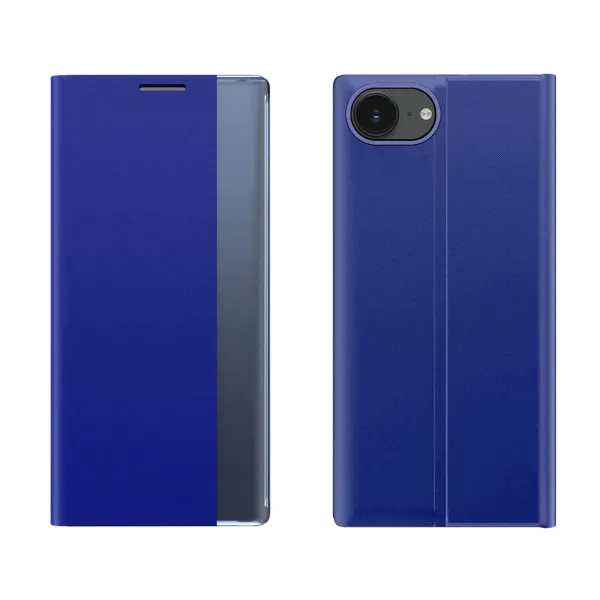 MG Sleep Case knižkové puzdro na iPhone 16e, modré