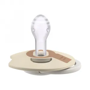 LOVI Cumlík svietiaci silikónový dynamický PRIME 18m+ Ivory/Blush