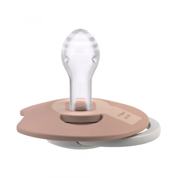 LOVI Cumlík svietiaci silikónový dynamický PRIME 18m+ Ivory/Blush