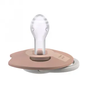 LOVI Cumlík svietiaci silikónový dynamický PRIME 18m+ Ivory/Blush