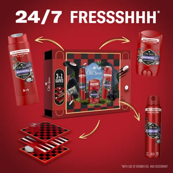 Old Spice Nightpanther Gamebox darčeková sada pre mužov