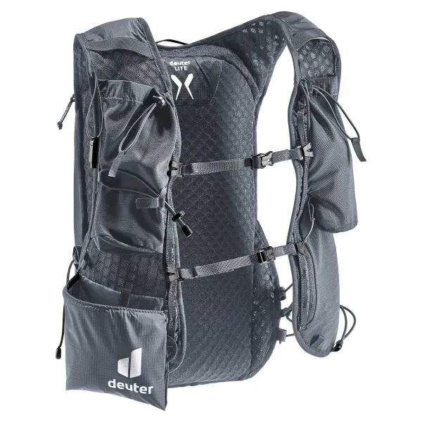 DEUTER ASCENDER 7 Bežecký ruksak, čierna, veľkosť