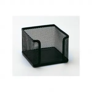 Drôtený stojan na blok `kocka` Sakota 105x80x105mm čierny