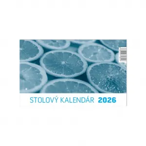 Stolový kalendár riadkový MALÝ 20 × 12,5 cm 2026