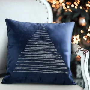 Obliečka na vankúš CHRISTMAS ROYAL3 granátová / strieborná